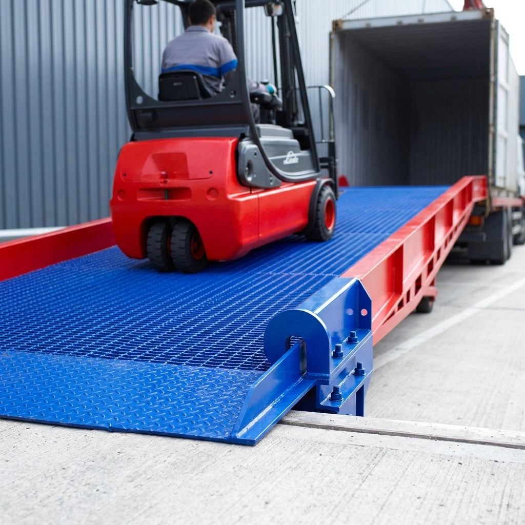 Extra Wide Yard Ramp 800-1650mm Height 10000kg Capacity (view 2)