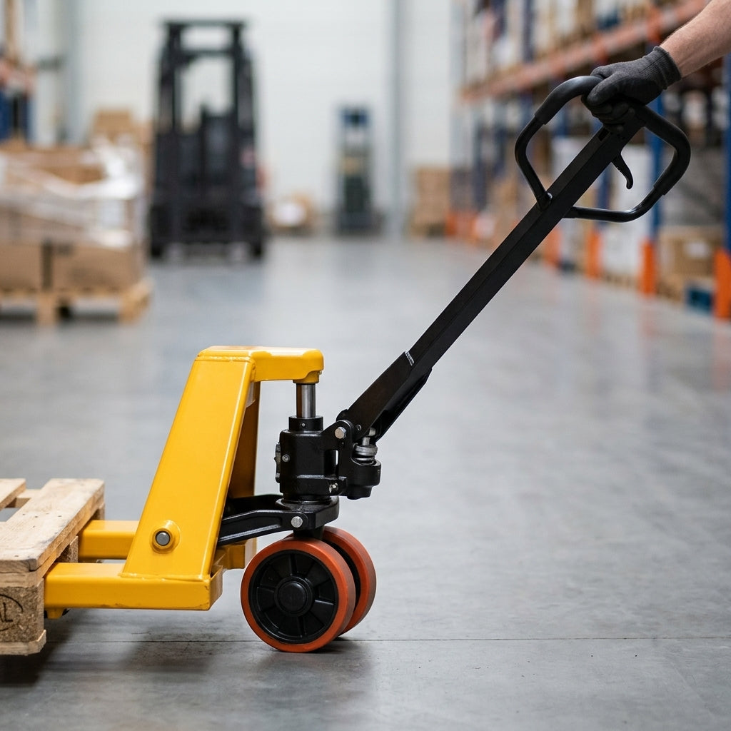 2500kg Hand Pallet Truck with Polyurethane Wheels (view 2)