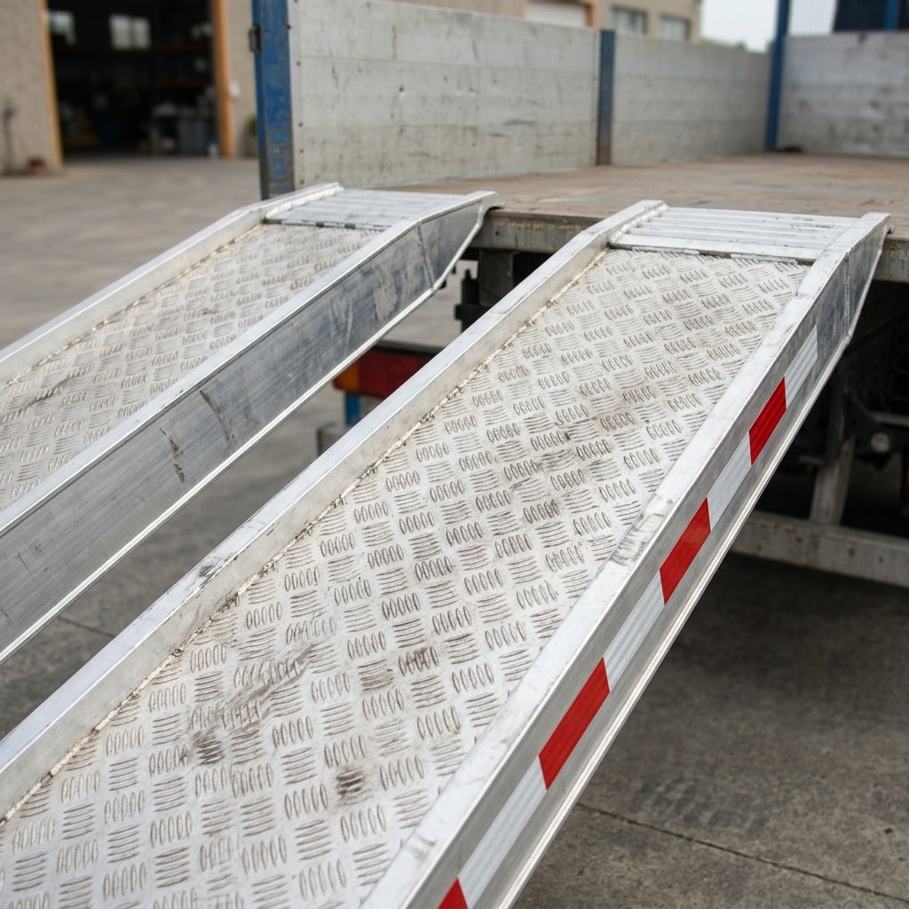 3000mm x 510mm Aluminium Loading Ramps 12650kg Capacity (view 2)