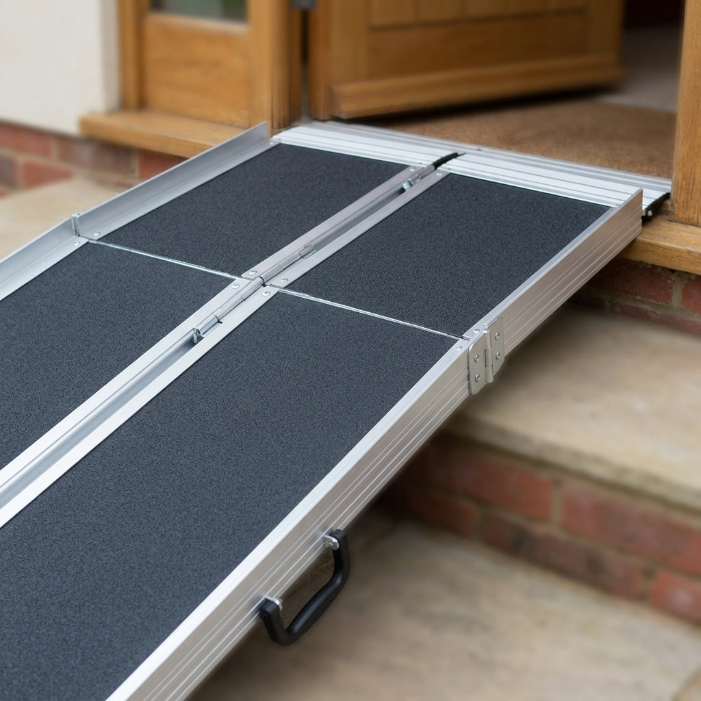 4ft - 10ft Multi-Fold Wheelchair Ramp Aluminium (view 2)