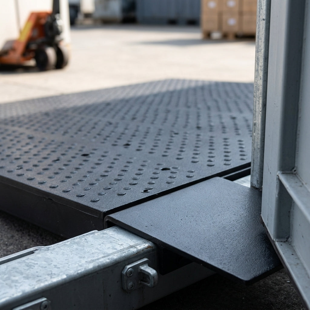 1250mm x 2200mm Ground Level Container Ramp 15cm High (view 2)