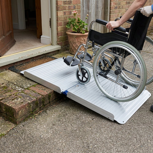 2ft Folding Wheelchair Ramp Lightweight 5kg