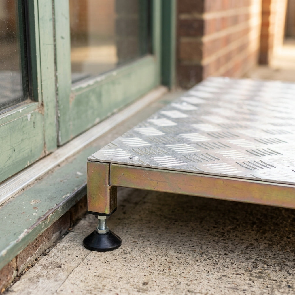 Metal Step Stool / Work Platform (view 2)