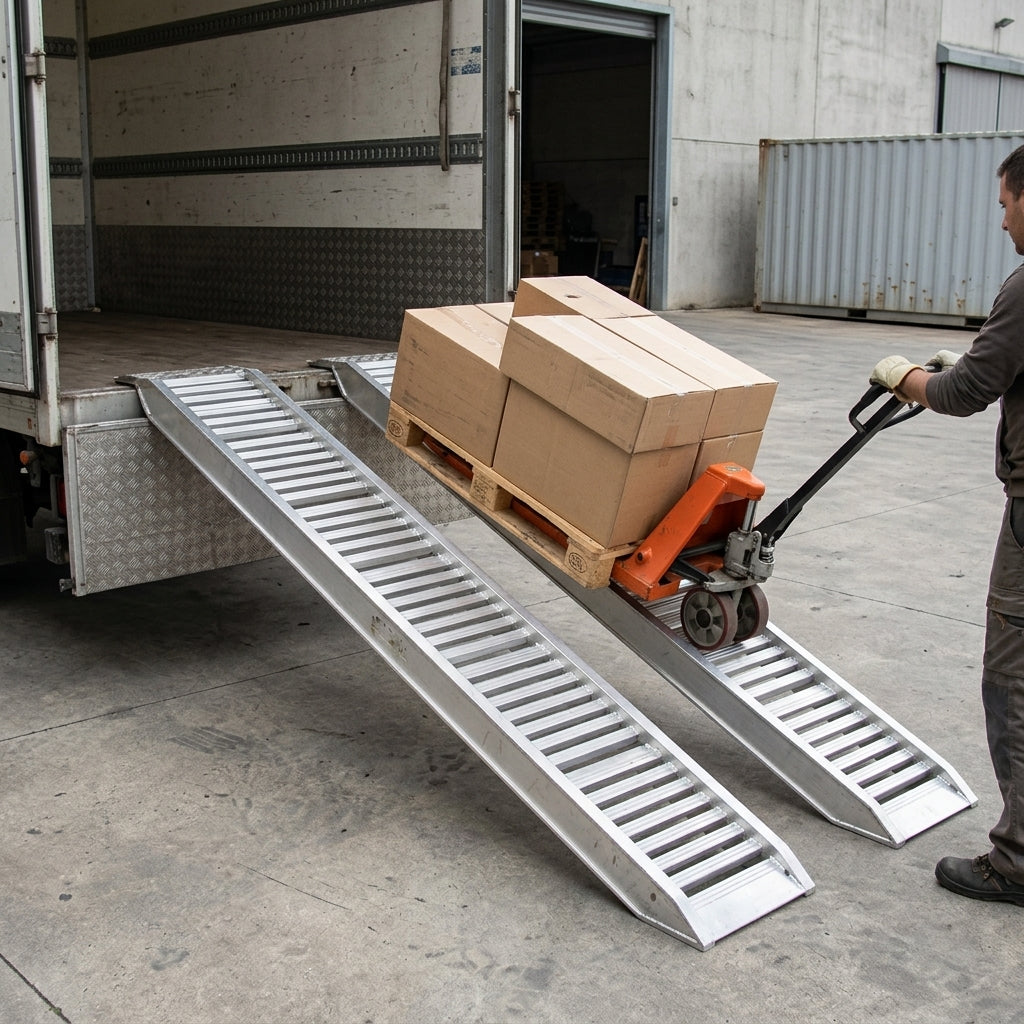 5000mm Aluminium Loading Ramp 1070kg Capacity
