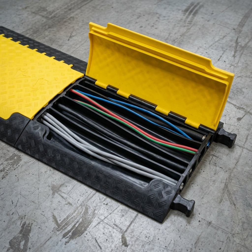 5 Channel Cable Protector Heavy-Duty Interlocking (view 2)