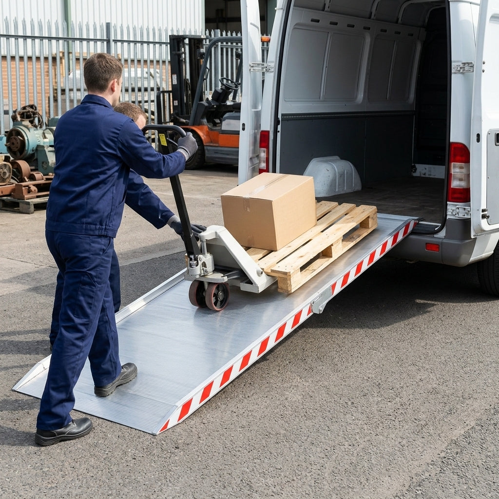 1000kg Capacity Heavy Duty Van Ramp 750mm/1000mm Width