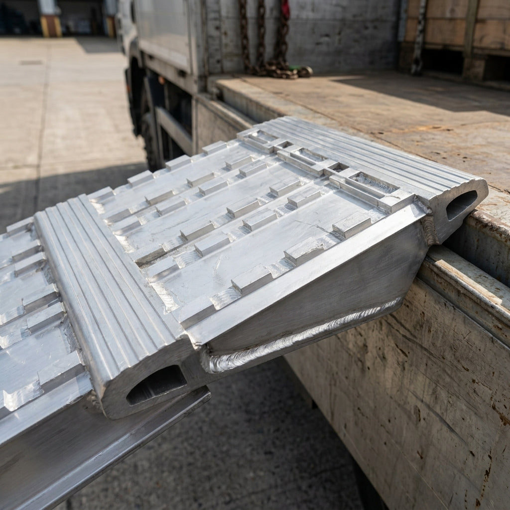 1500mm Loading Ramps Aluminium Milled Surface 2900kg Capacity (view 2)