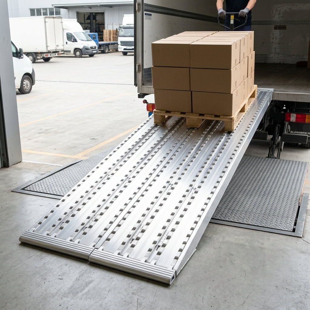 4000mm x 450mm Heavy Duty Loading Ramps 14000kg Capacity