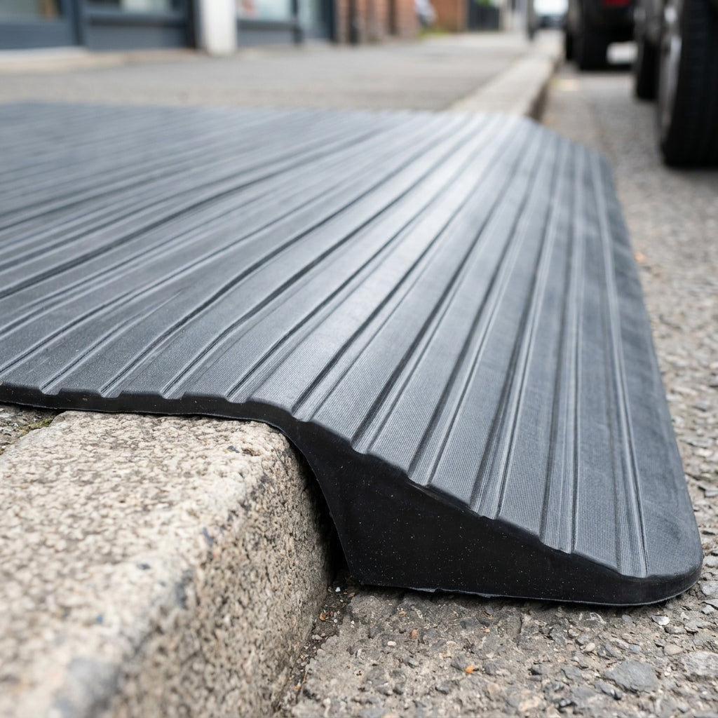 100mm Rubber Kerb Ramp 1000kg Capacity (view 2)
