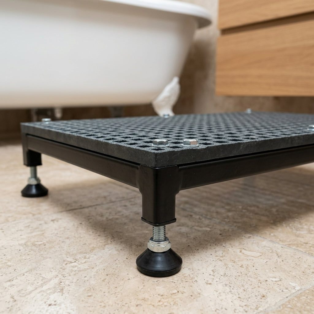 Adjustable Half Step - Black - Anti-Slip Surface (view 2)