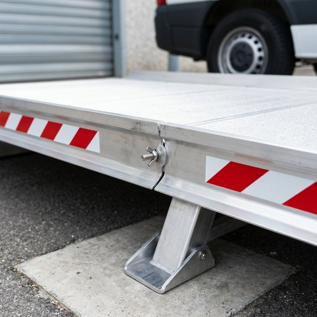 1660mm x 1250mm Vehicle Gangway with Handrails (view 2)