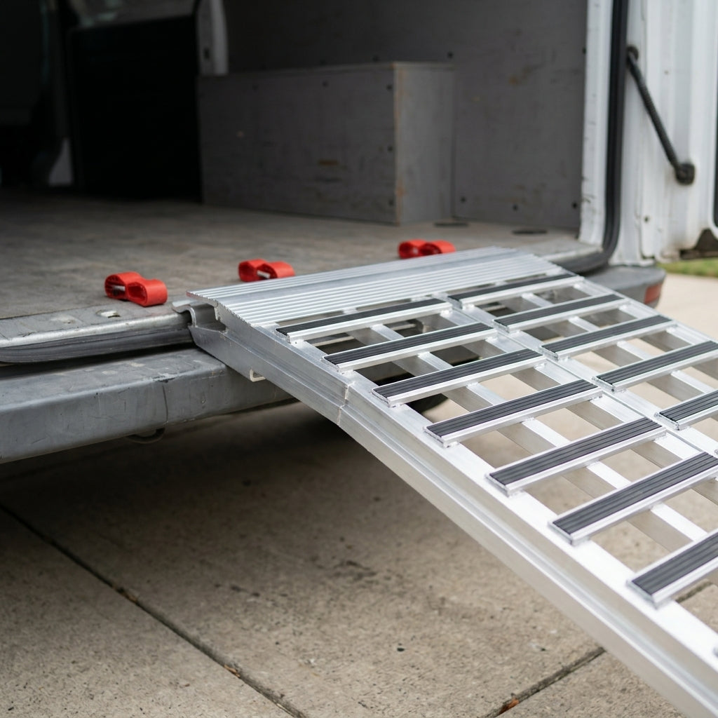 1m Wide Extra Wide Motorcycle Ramp Kit 1.5-3m Lengths (view 2)
