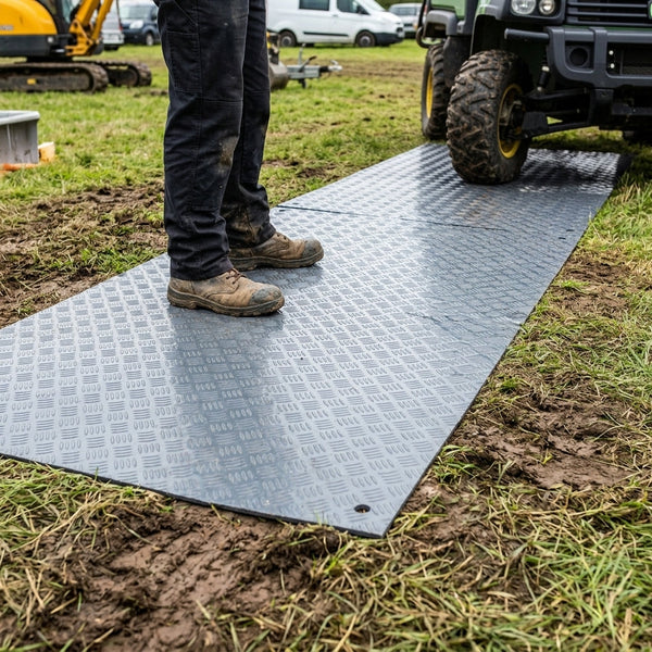 1220mm x 2440mm Ground Protection Mat 15,000kg Capacity