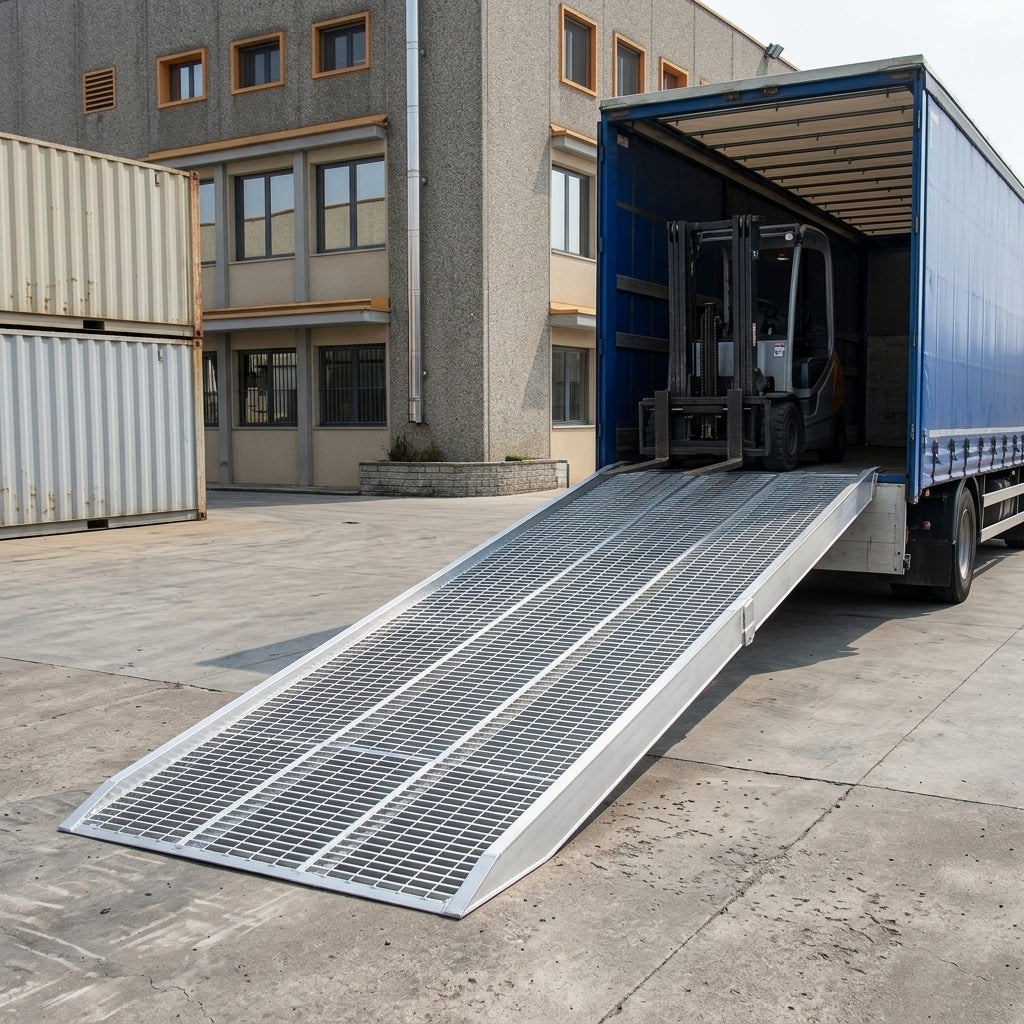 2500-3500mm Wide Aluminium Loading Ramps up to 20000kg