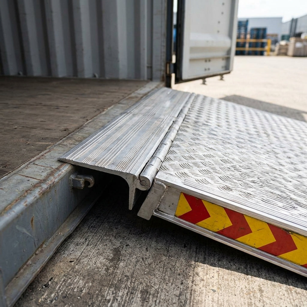 2000mm Wide Heavy Duty Aluminium Container Ramp 7500kg Capacity (view 2)