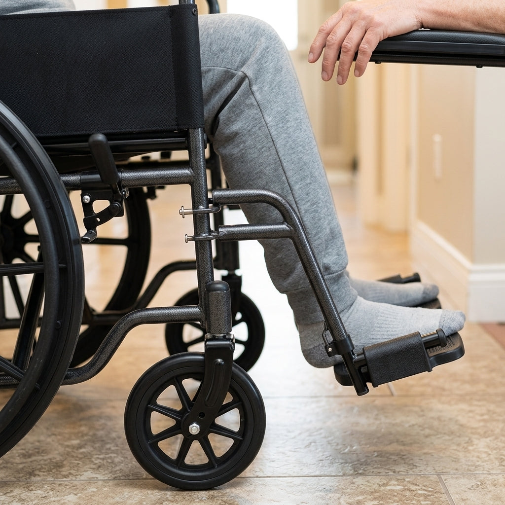 45cm Wheelchair Steel Frame Padded Armrests (view 2)