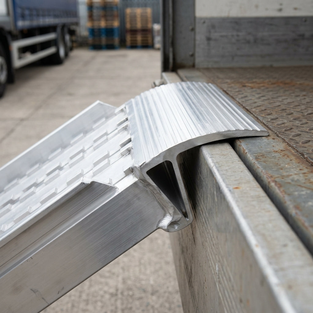 2000mm Loading Ramps Aluminium Milled Surface 21500kg Capacity (view 2)