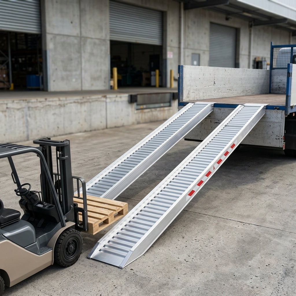 4500mm Aluminium Loading Ramps 2770kg Capacity
