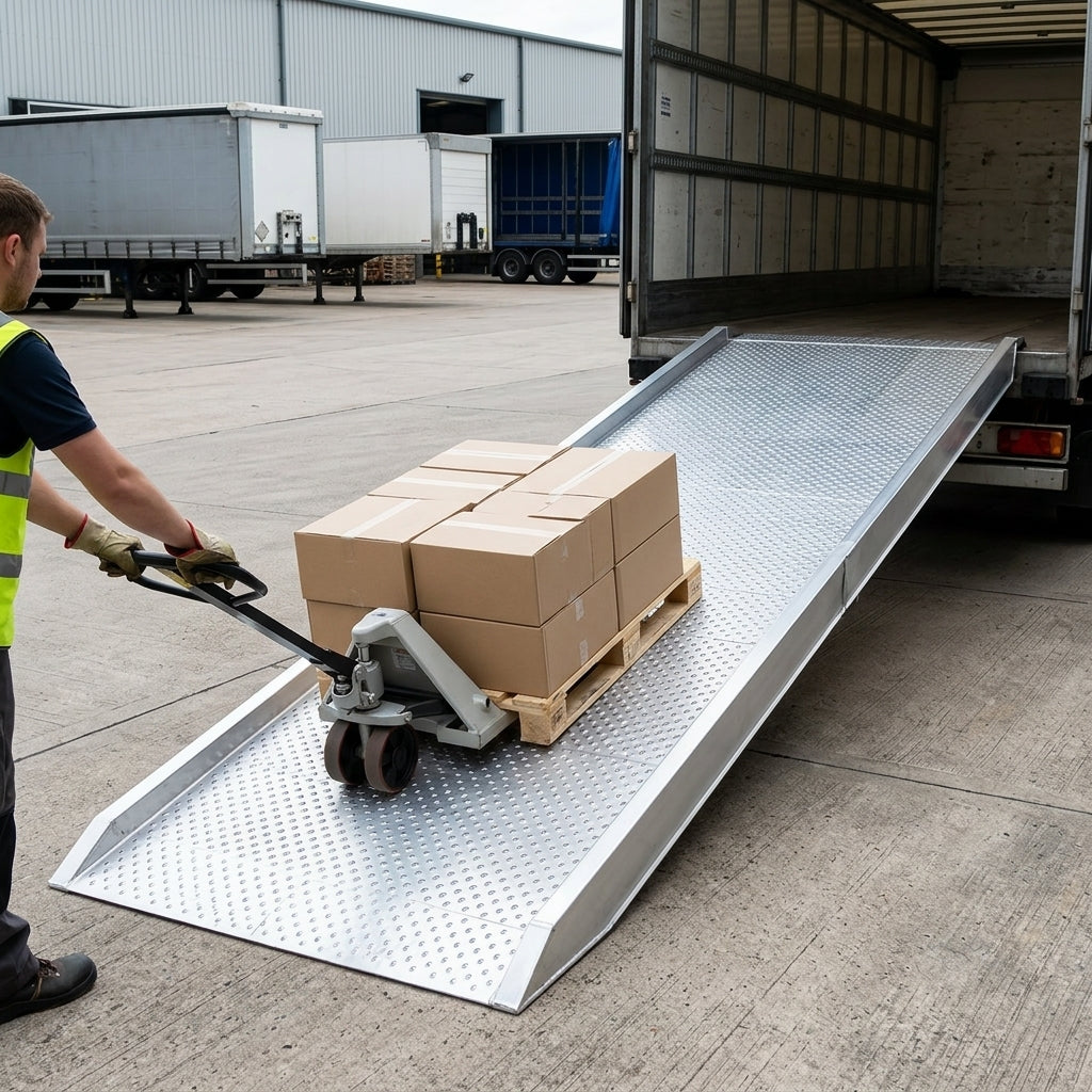 3000mm Loading Ramp Aluminium 8000kg Capacity