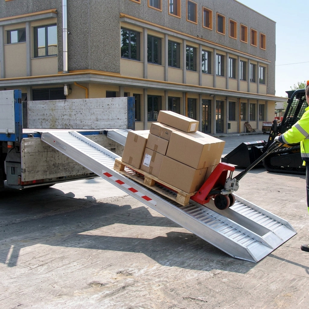 4500mm Aluminium Loading Ramps 7100kg Capacity