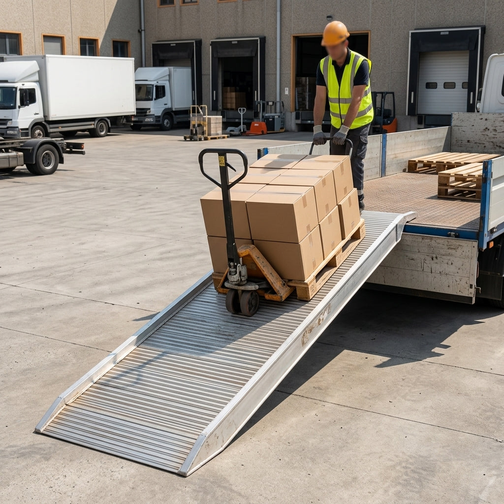 2500mm x 460mm Aluminium Loading Ramp 10000kg Capacity