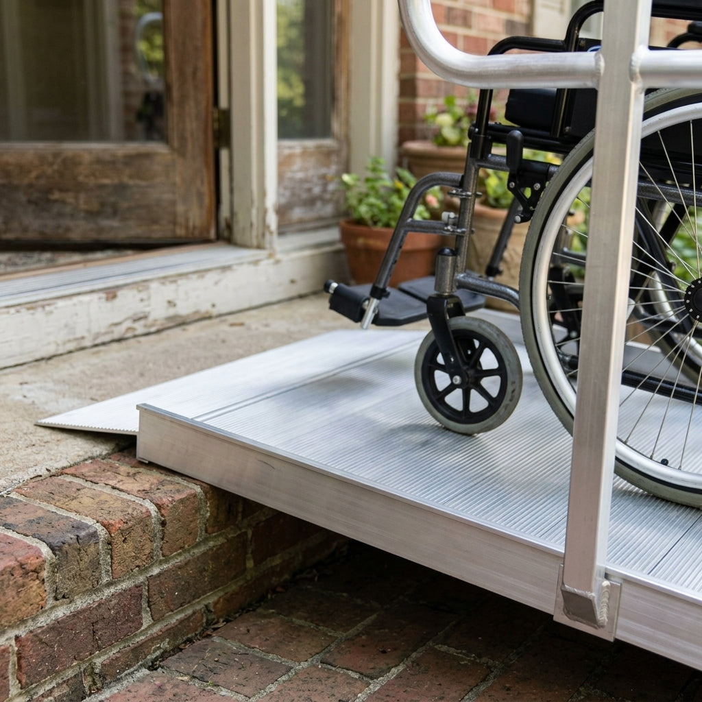 3ft to 12ft Wheelchair Ramp Kit with Handrails 350kg Capacity (view 2)