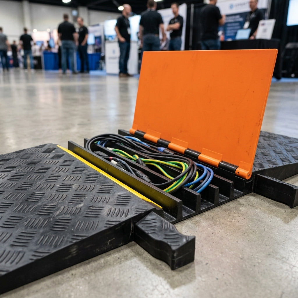 5 Channel Cable Protector Ramp for Wheelchairs (view 2)