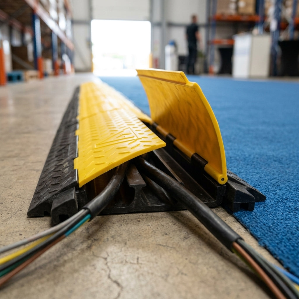 35 x 35 mm 3-Channel Cable Protector 2000 kg Capacity (view 2)