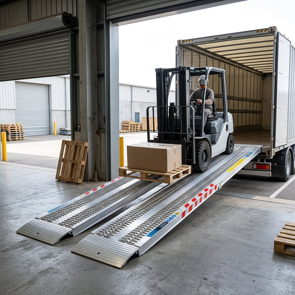 Loading Ramps 1500-4000mm Heavy-Duty Aluminium 4500kg Capacity