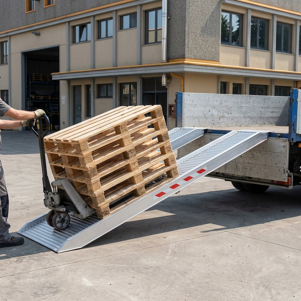 4000mm Aluminium Loading Ramp 7200kg Capacity