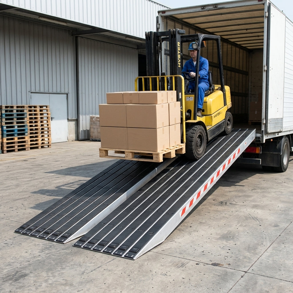 5500mm x 720mm Heavy Duty Ramp with Rubber Coating