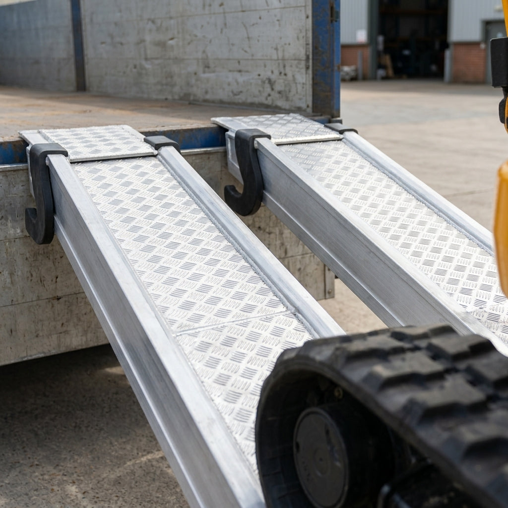 3500mm x 400mm Aluminium Loading Ramps 5540kg Capacity (view 2)