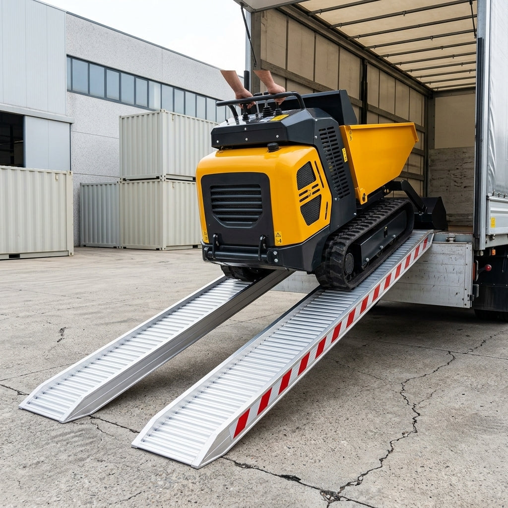 2000mm Aluminium Loading Ramps 300mm Wide 3000kg Capacity