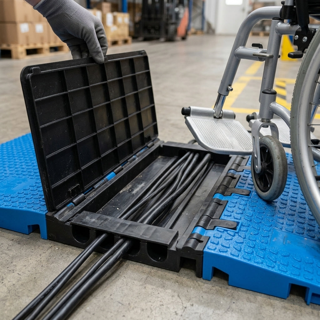 Wheelchair Ramp Cable Protector Set - Blue (view 2)