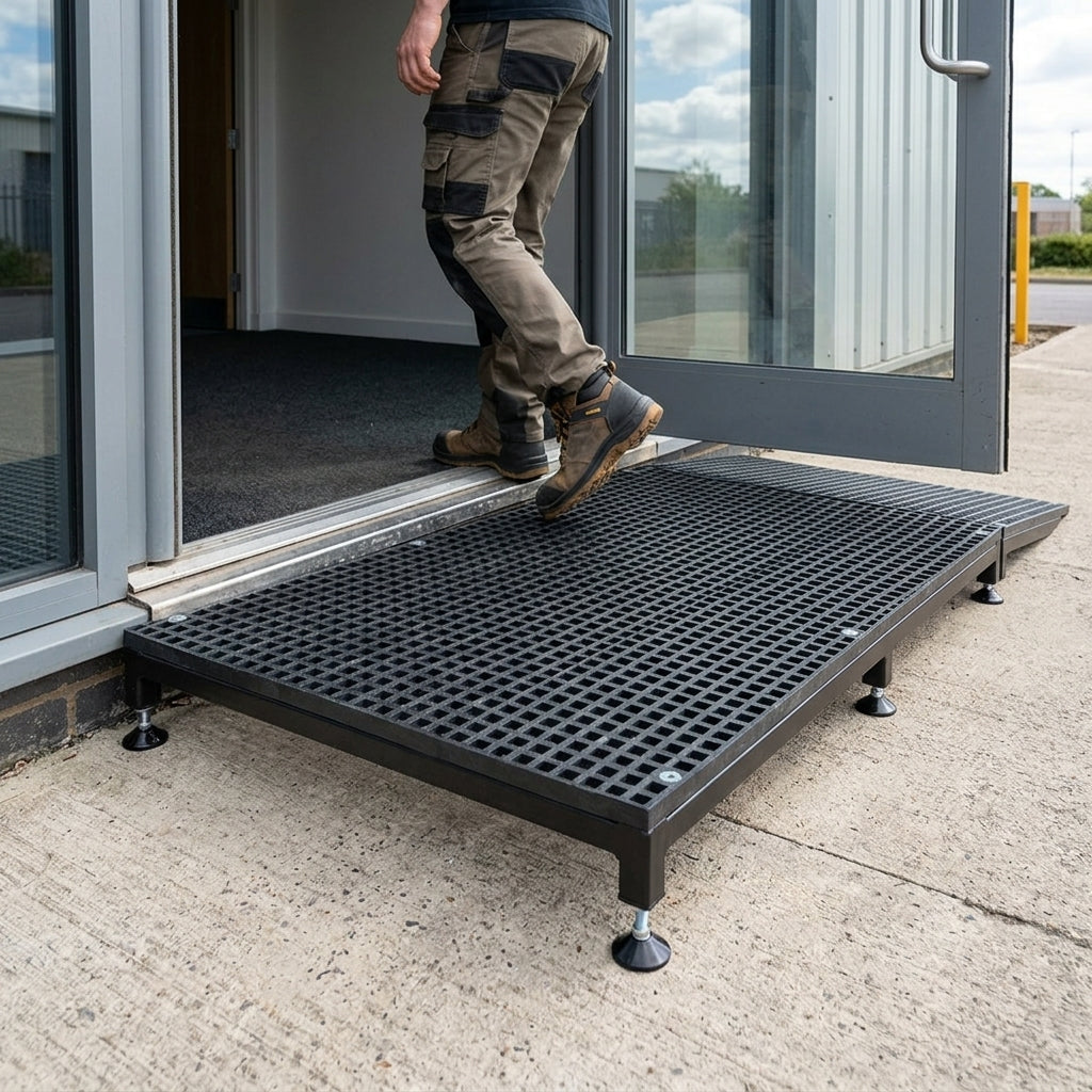 Adjustable Safety Step Stool - Black - Various Sizes