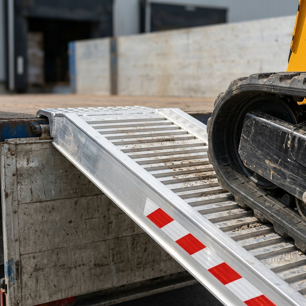 3500mm x 510mm Aluminium Loading Ramps 12000kg Capacity (view 2)