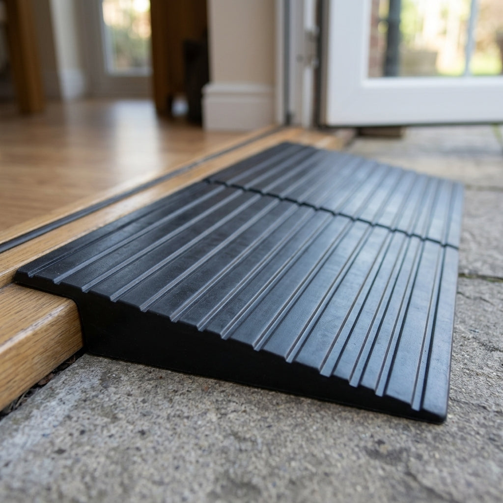 100mm High Rubber Threshold Ramp - 500mm Wide (view 2)
