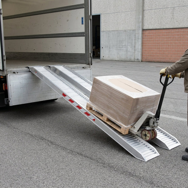 2500mm x 400mm Aluminium Loading Ramp 3800kg Capacity