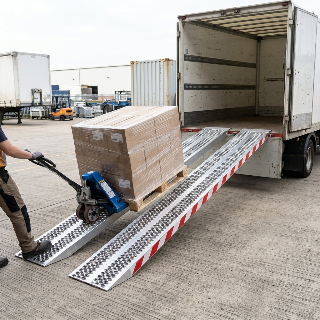 4000mm Loading Ramps Aluminium 1200kg Capacity