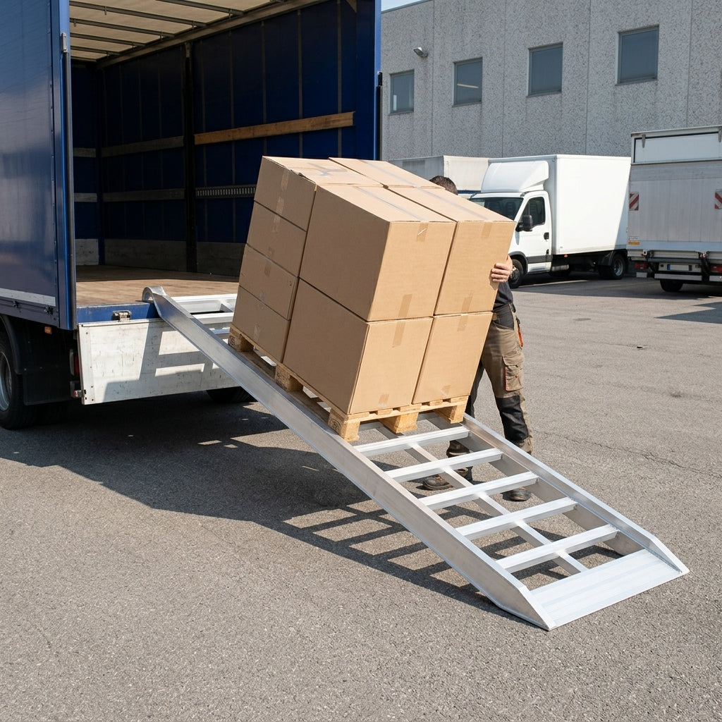 5500mm Loading Ramps Aluminium 8570kg Capacity