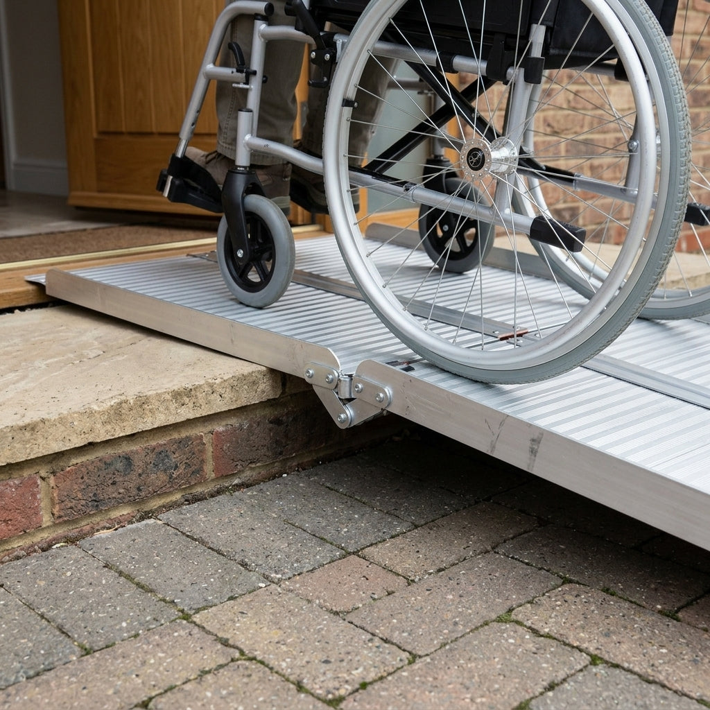6ft Folding Wheelchair Ramp 720mm Width (view 2)