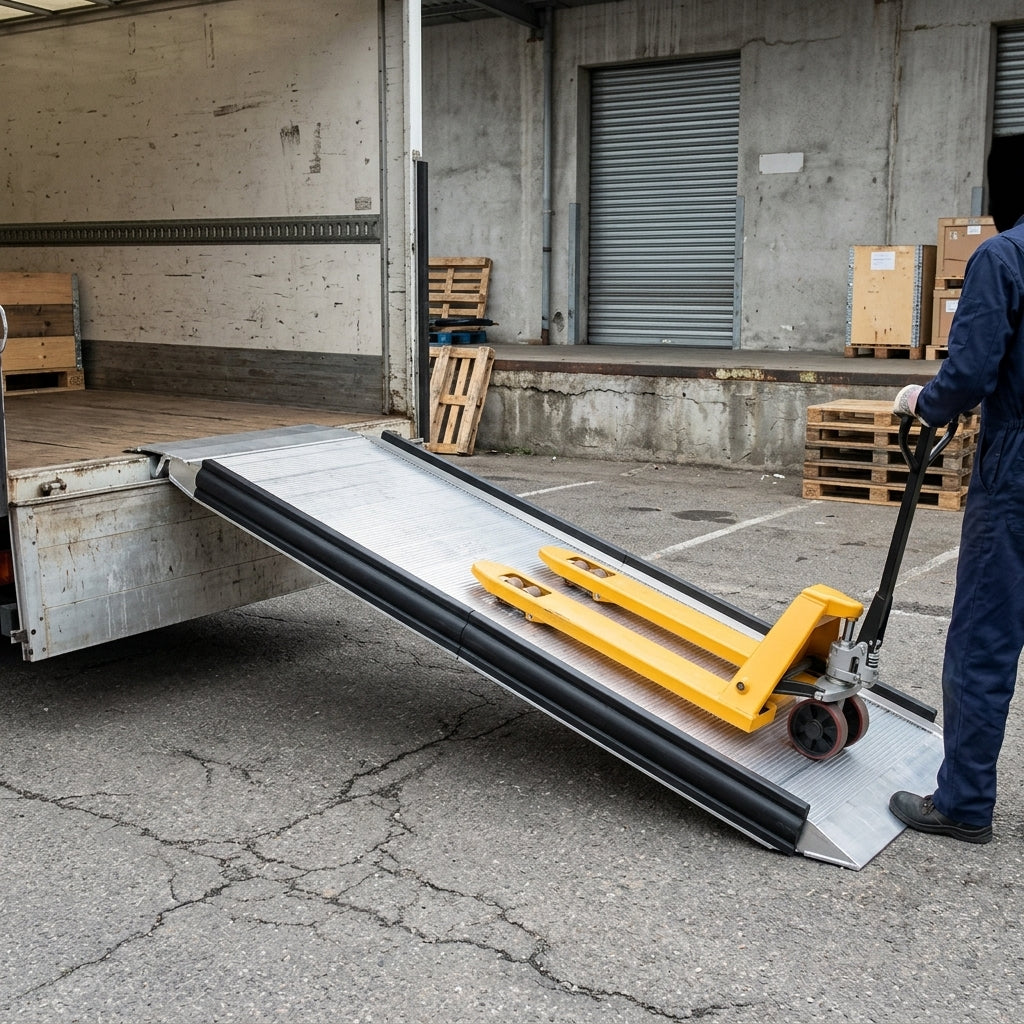 3500mm Aluminium Loading Ramp 9600kg Capacity