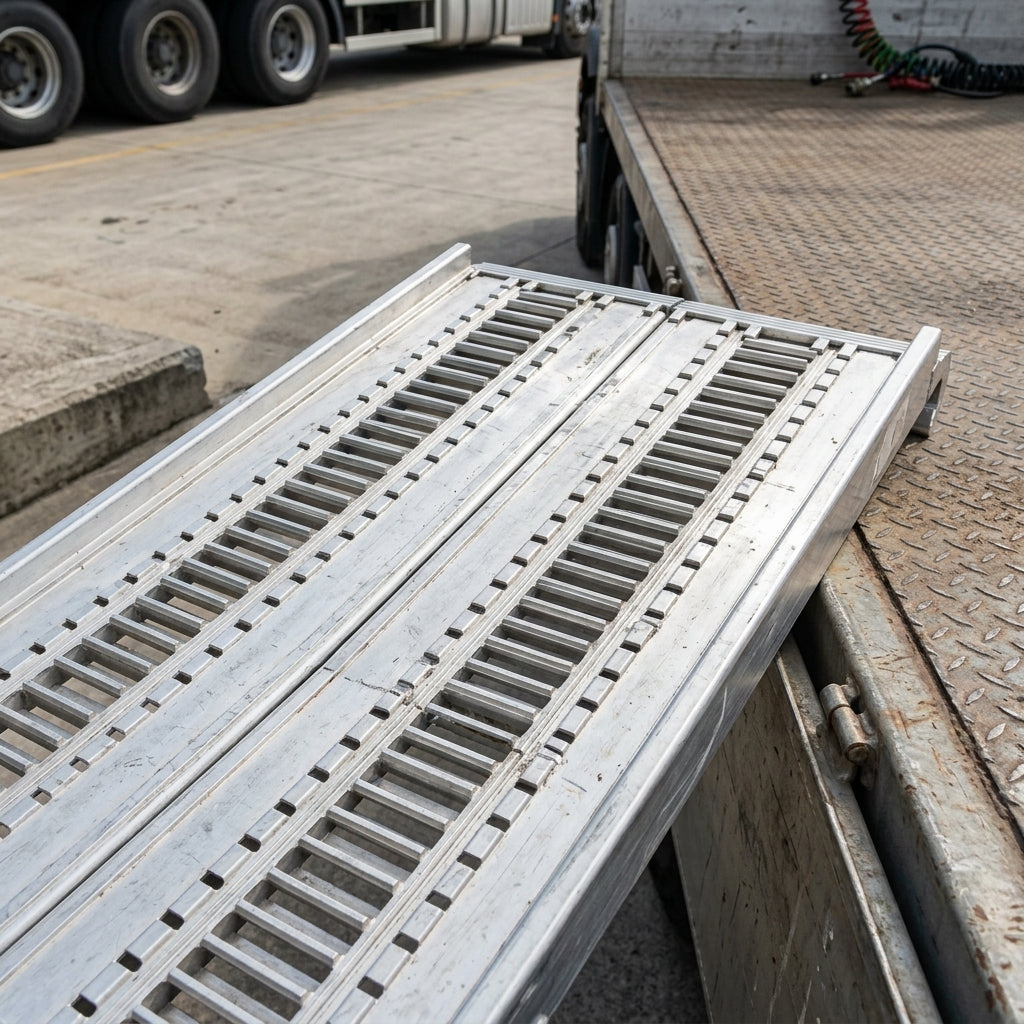4500mm x 450mm Heavy Duty Loading Ramps 10,500kg Capacity (view 2)