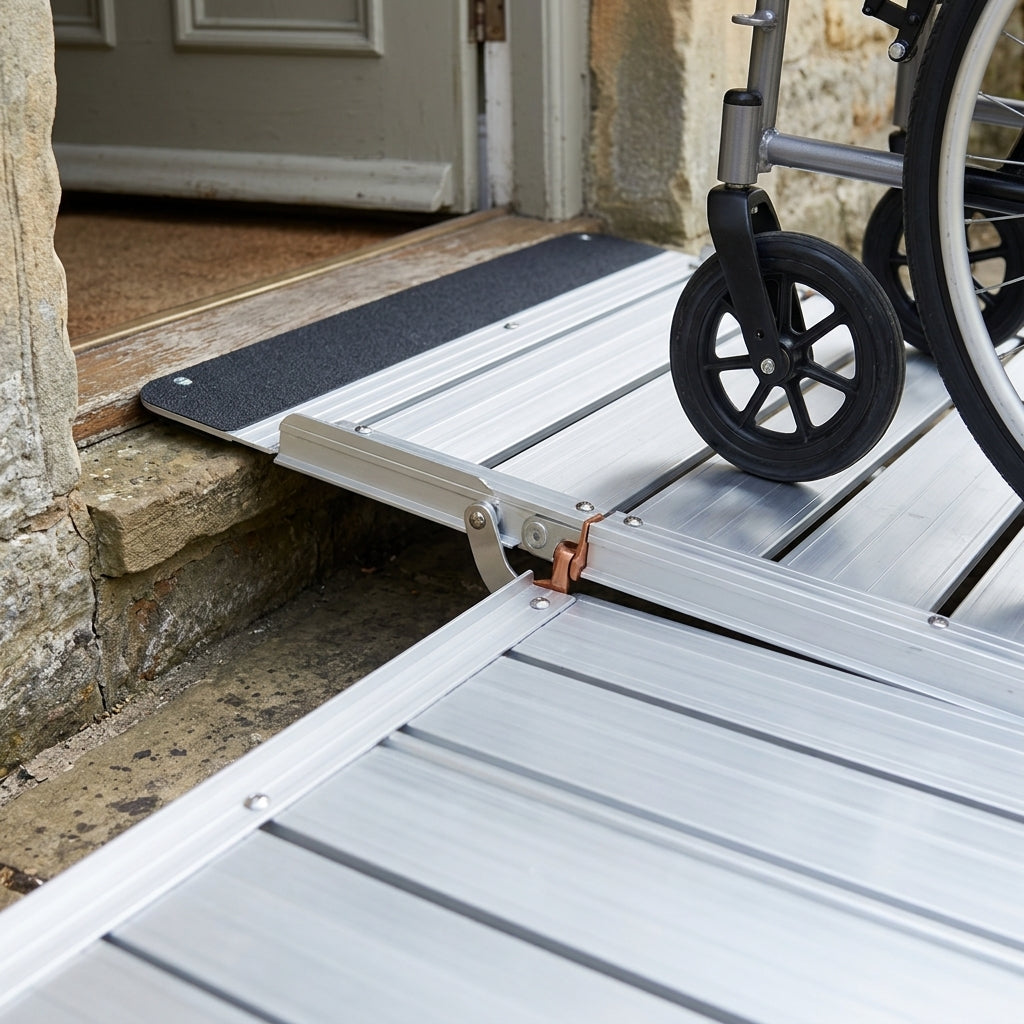 4ft Folding Wheelchair Ramp 720mm Width (view 2)