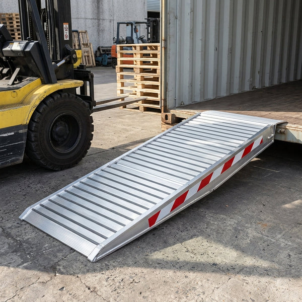 2000mm x 510mm Container Ramps Aluminium 7500kg Capacity