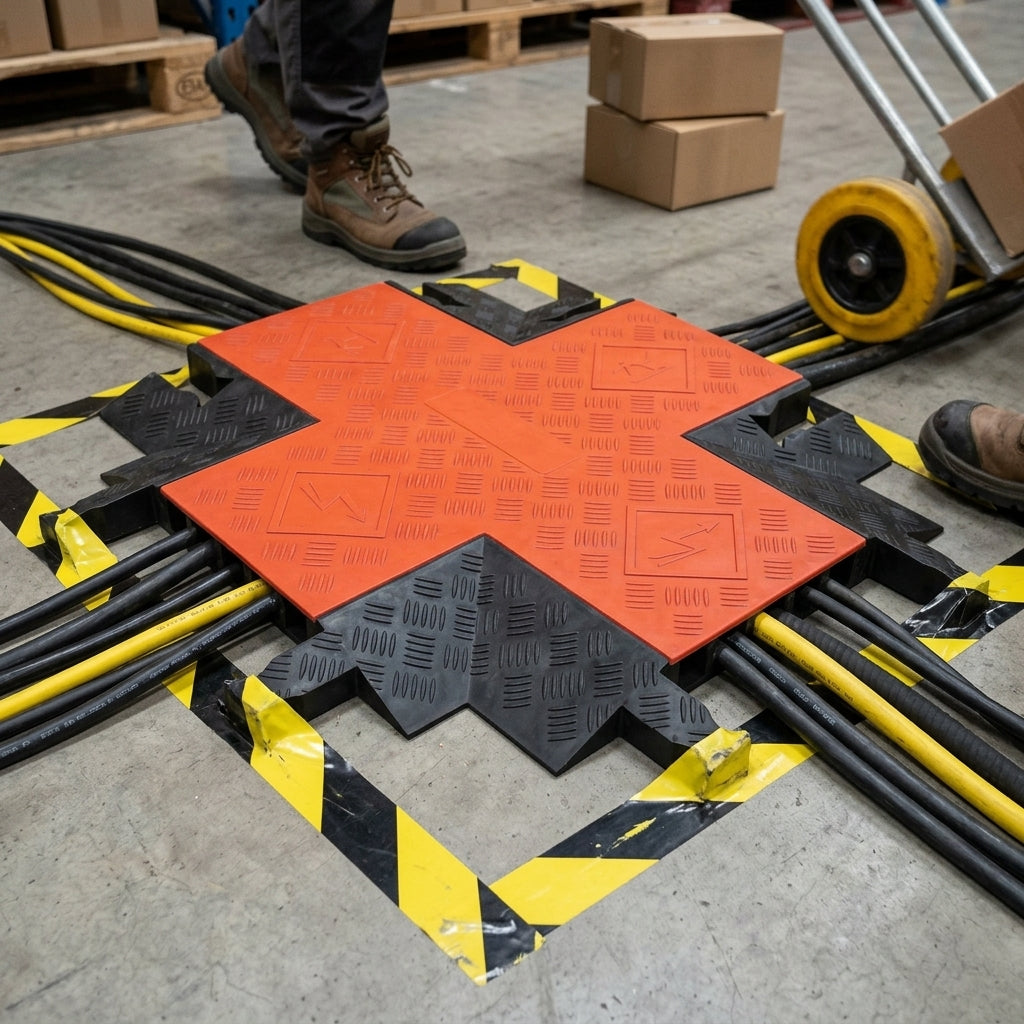 5-Channel 4-Way Cross Cable Protector