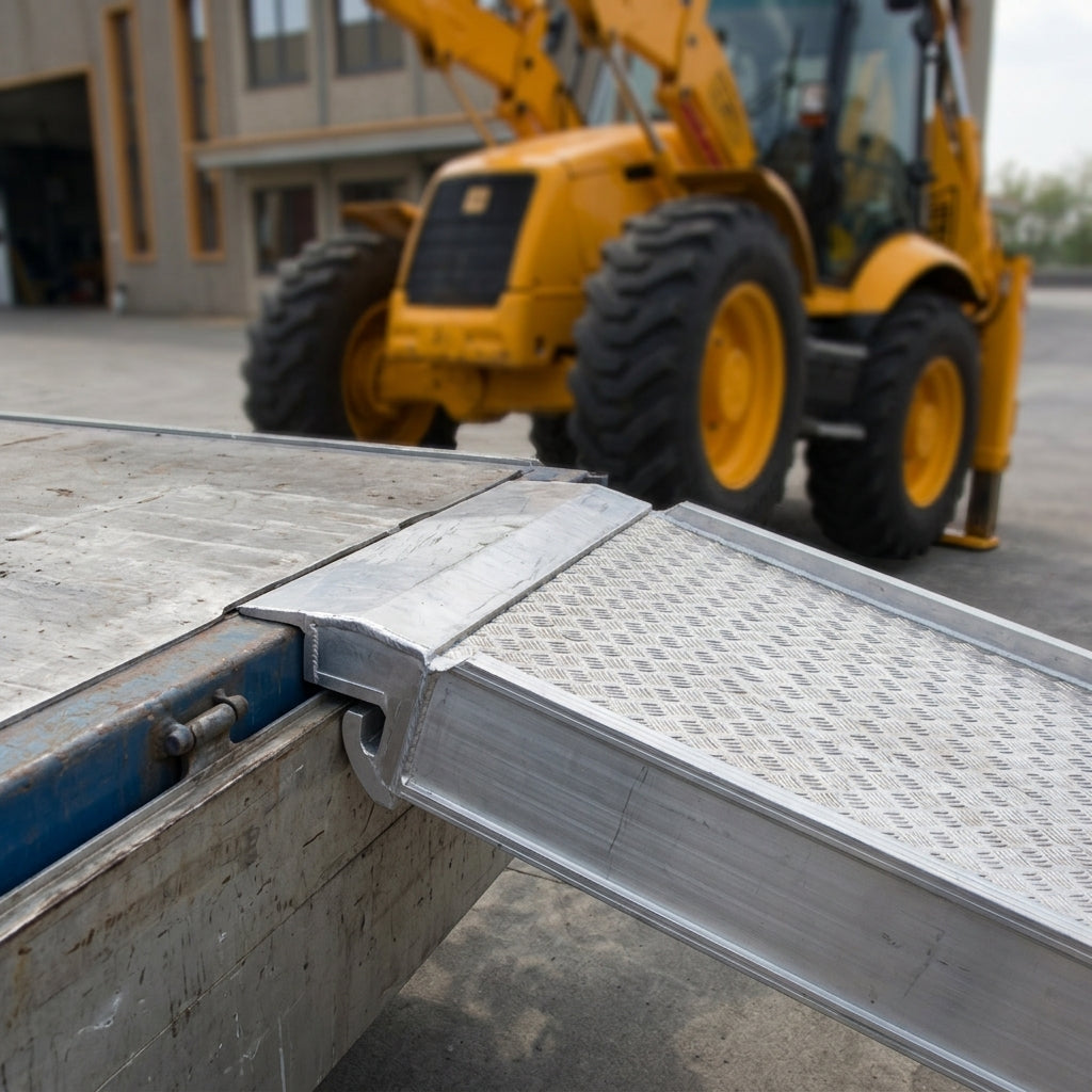 5000mm x 400mm Aluminium Loading Ramps 3435kg Capacity (view 2)