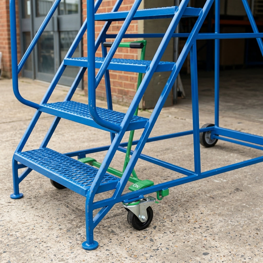 3750mm Heavy Duty Platform Step Ladder 500kg SWL (view 2)