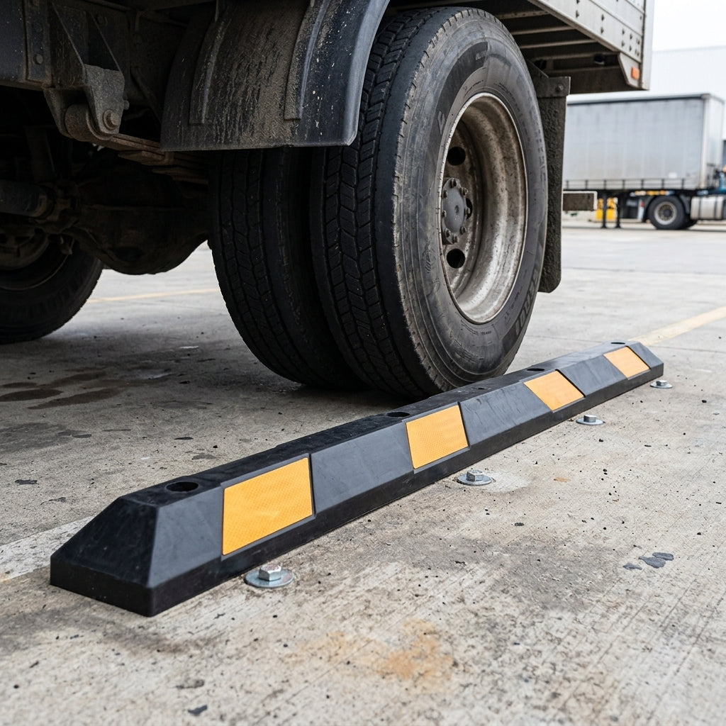 1830mm Truck Wheel Stop Kit with Reflectors