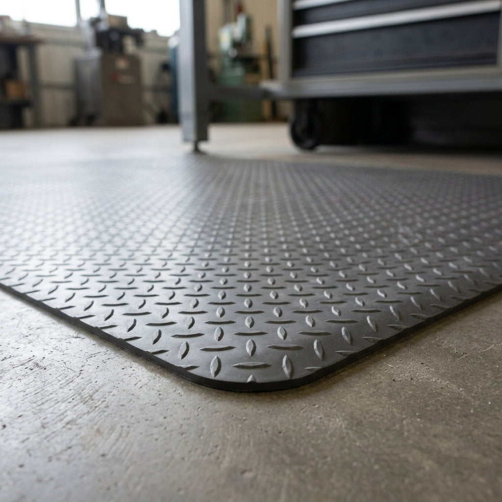 Pre-Cut Anti-Fatigue Mat 14mm Thick Grey 60x91cm to 91x600cm (view 2)